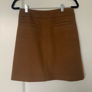 LOFT - tan skirt